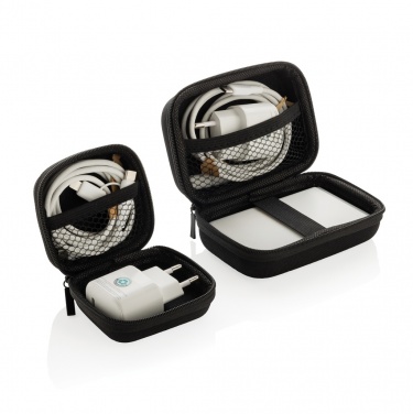 Logotrade promotional items photo of: Boost RCS reycled PET 20W type C 2 pcs charging set